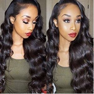 Lace Loose Wave Virgin Human Hair Wig 14 inch